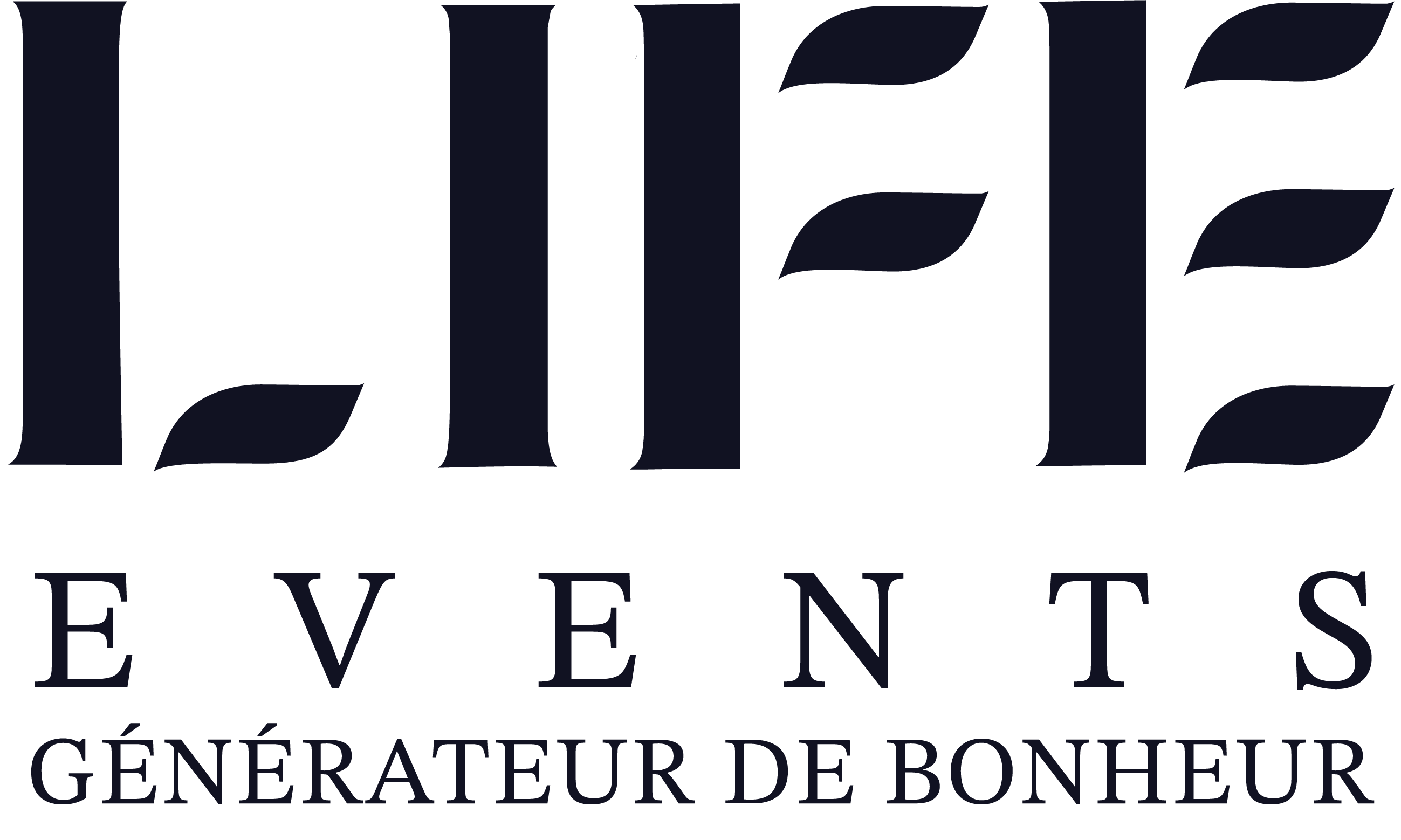Logo life events texte evreux